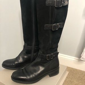 Clarks Leather and Suede Boots